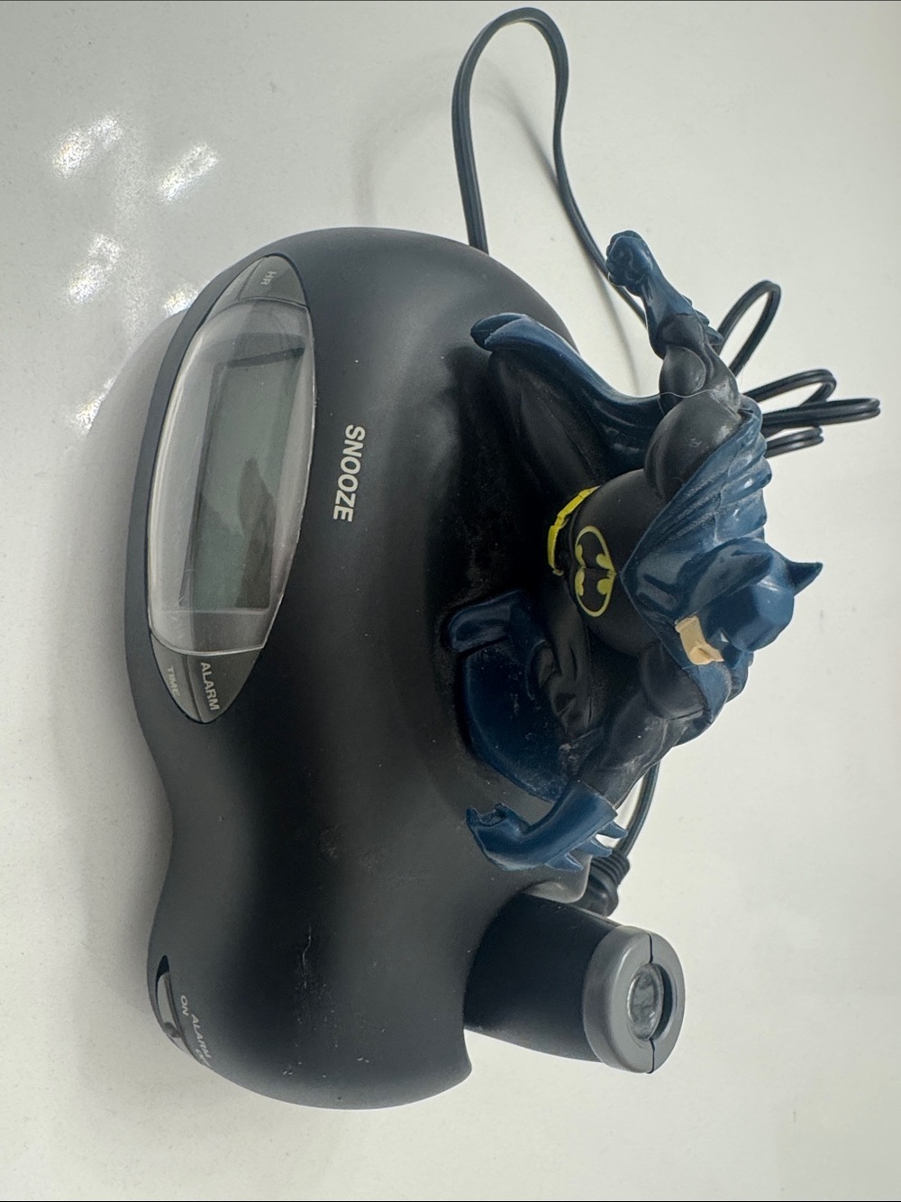 Black Batman Themed VR/Accessory Alarm Dock